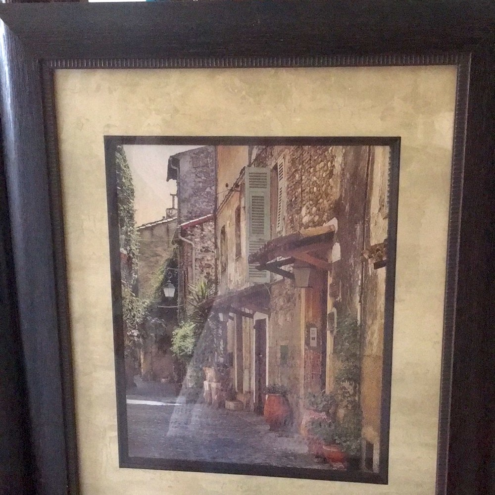 Lovely Pictures of old Italy in Wooden Frame - Picture 3 of 4